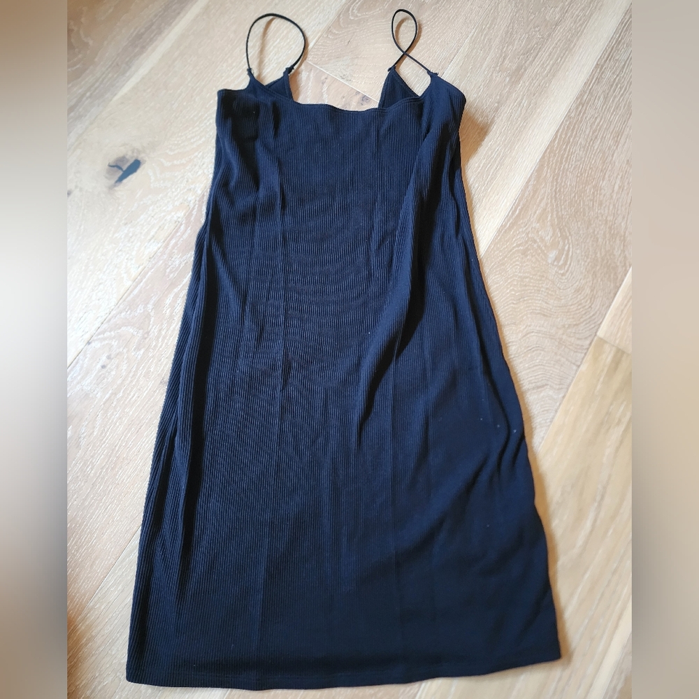Abercrombie & Fitch Black Stretchy Soft Collection Mini Dress, Sz M